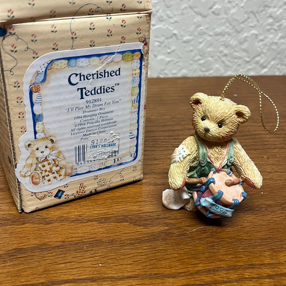 Cherished Teddies Christmas Ornament
